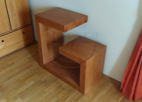 Журнальный столик из дерева на заказ ЖС-005 дизайн