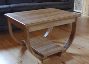 Журнальный столик из дерева на заказ ЖС-001 дизайн