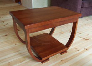Журнальный столик из дерева на заказ ЖС-003 дизайн
