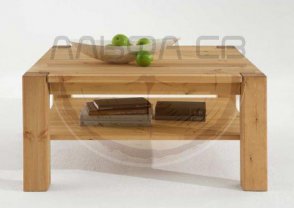 Журнальный столик из дерева на заказ ЖС-015 дизайн