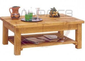 Журнальный столик из дерева на заказ ЖС-016 дизайн