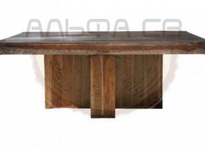 Журнальный столик из дерева на заказ ЖС-021 дизайн