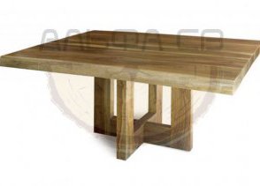 Журнальный столик из дерева на заказ ЖС-022 дизайн