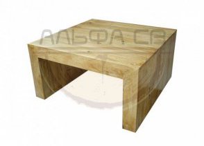 Журнальный столик из дерева на заказ ЖС-024 дизайн