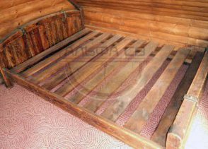 Кровать под старину К-008 на заказ фото