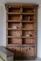 Книжный шкаф под старину К-001 на заказ фото