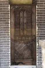 Портфолио фото Двери из состареной сосны № 150